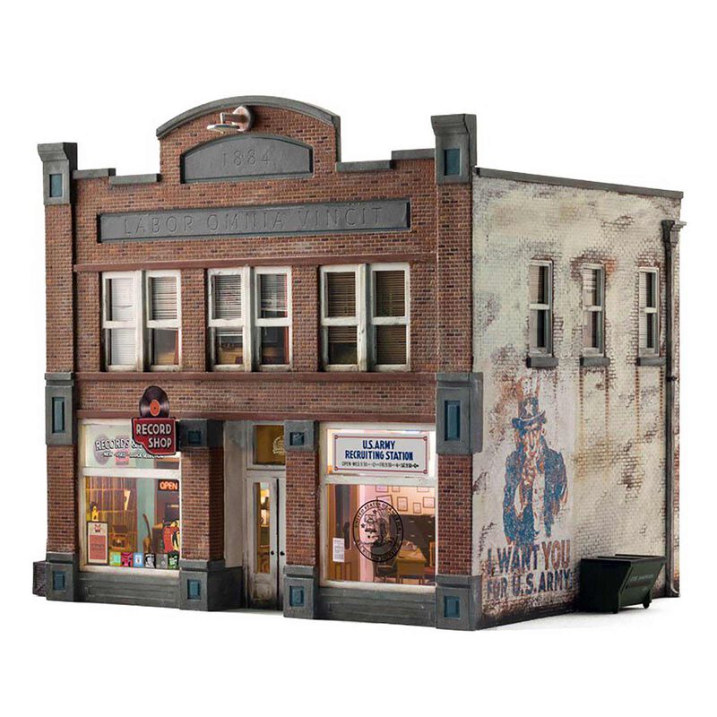 Woodland Scenics N Scale, Records & Recruiting Building (WOOBR4957)