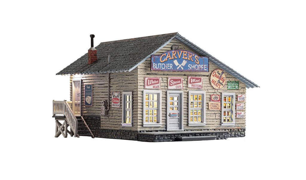 Woodland Scenics Carver's Butcher Shoppe - N Scale (WOOBR4958)