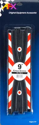 AFX 9" Criss Cross HO Scale Slot Car Track (2) (AFX70612)