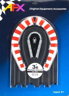 AFX 3" Hair-Pin Curve HO Scale Slot Car Track (AFX70614)