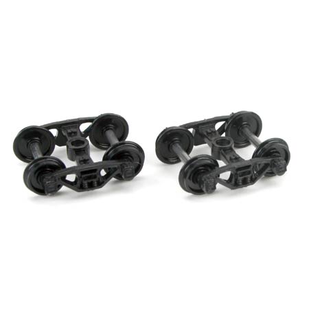 Athearn HO Truck, Bettendorf. 33" Metal Wheels (2) (ATH90400)