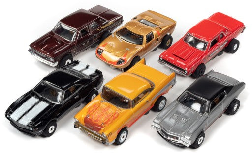 Auto World HO Thunderjet Cars N Coffee Slot Car Assortment - Series #3 (AWD379)