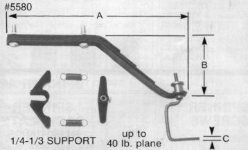 TAILWHEEL ASSY 1/4 SCALE 1EA (CB5580)