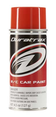 Duratrax Polycarb Spray Competition Orange 4.5 oz (DTXPC256)