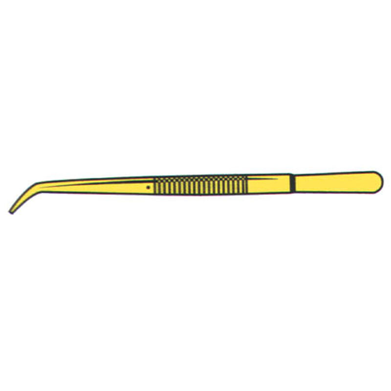 Excel SS Tweezer,6" Curved (EXL30415)