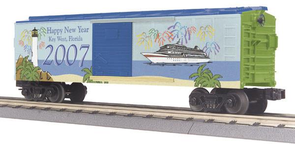 MTH Box Car - New Year's 2007 Car No. 2007 (MTH3074358)