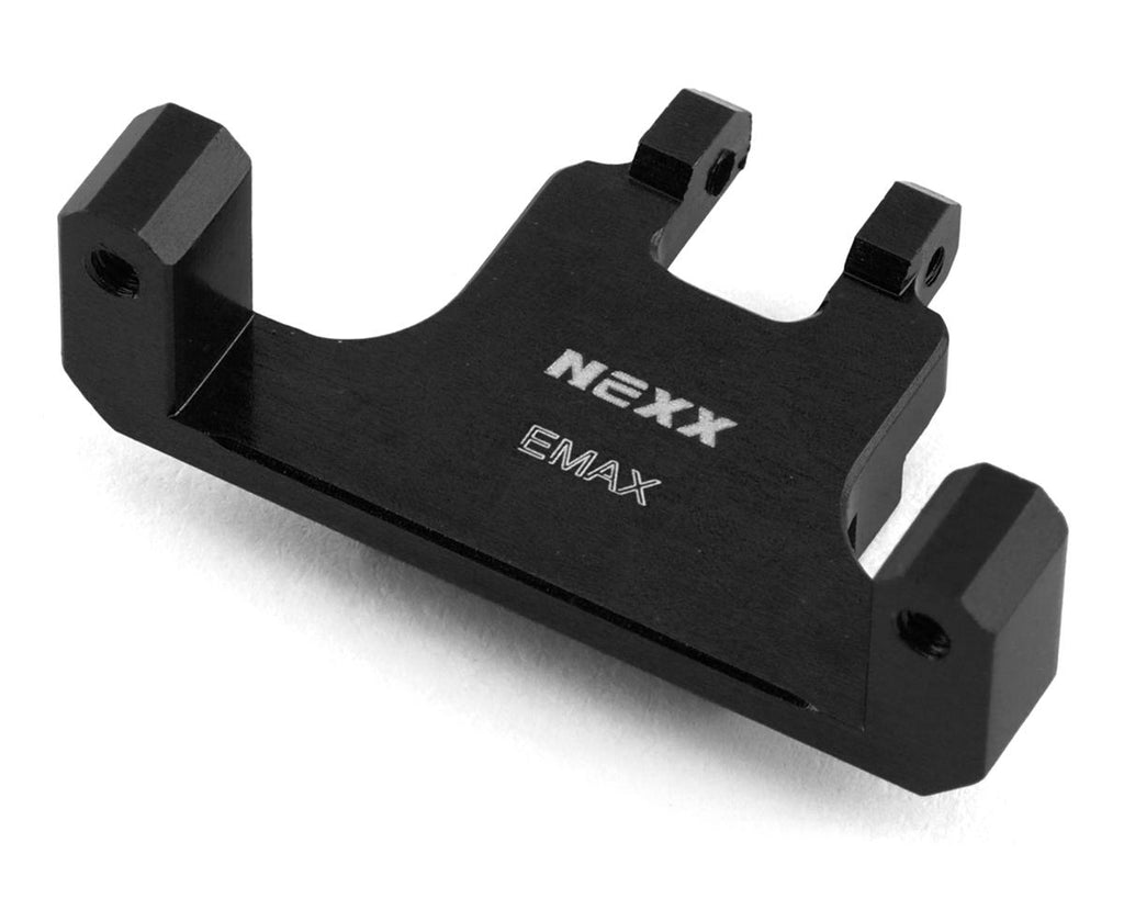 NEXX Racing Axial SCX24 Aluminum Emax Servo Mount (Black) (NX-244-BL)