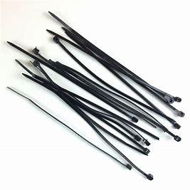 Hamilton Hobbies 4" BLACK NYLON CABLE TIES (100) (HAM130417)