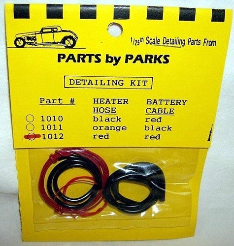 Parts by Parks Detail Set 3: Radiator Hose, Red (PBP1012)