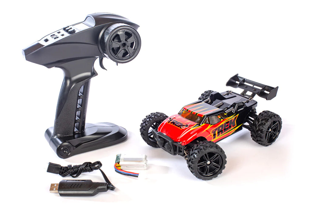 RAGE Mini Trek 1/24 RTR Truggy - Red (RGRC2451)