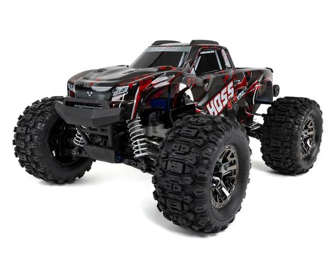 Traxxas Hoss 4X4 VXL 3S 4WD Brushless RTR Monster Truck (Shadow Red) w/TQi 2.4GHz Radio, TSM & Self-Righting(TRA90076SRED)