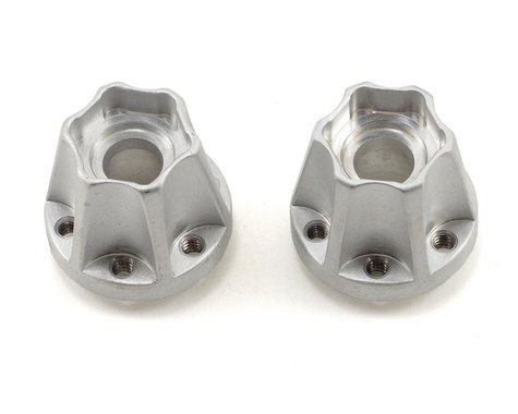Vanquish Products SLW Hex Hub Set (Silver) (2) (725) (VPS01041)