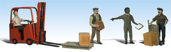 Woodland Scenics Workers w/Forklift HO (WOOA1911)