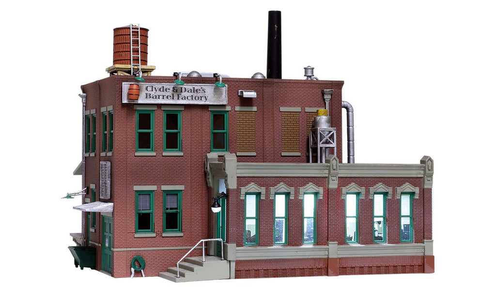 Woodland Scenics Clyde & Dale's Barrel Factory - HO Scale (WOOBR5026)