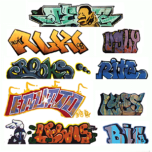 Graffiti Decals Mega Set #2 pkg(9) (184-2245)