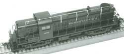 Cal PRR Induction Phone Antenna Supports for Diesels (Brass Castings, less wire)  (190-401)
