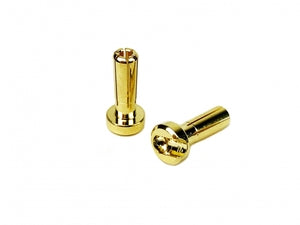 1UP190401 LowPro Bullet Plugs, 4mm, 1 Pair (1UP190401)