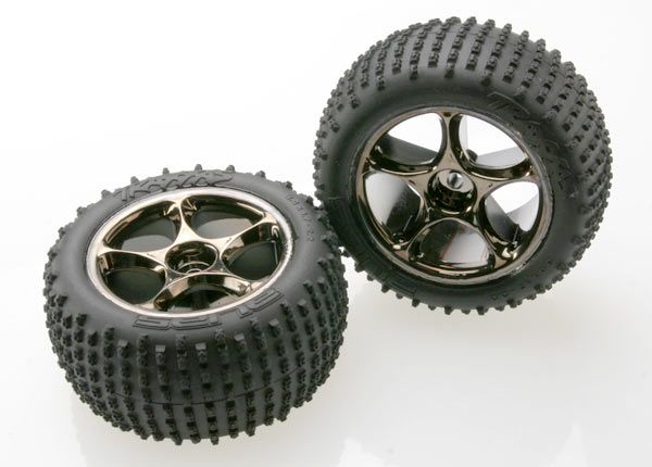 Traxxas T&W BLK CHRM 2.2/ALIAS REAR TIRE   (TRA2470A)