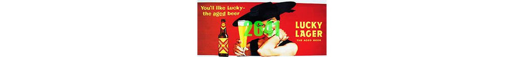 Tichy LUCKY LAGER BEER BILLBOARD   (TIC2641)