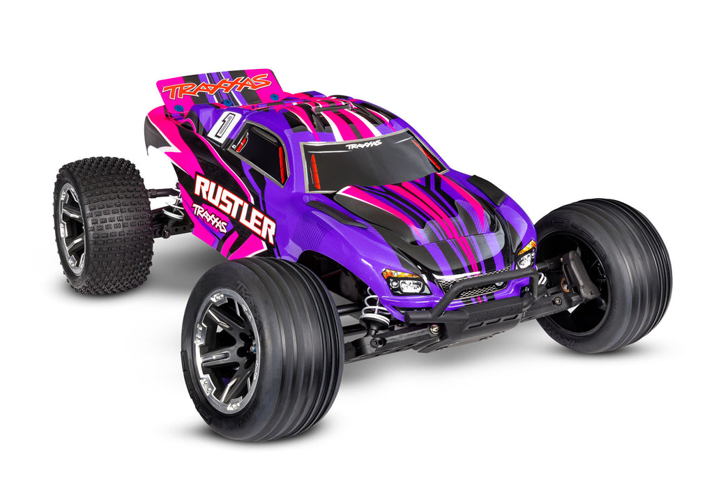 Traxxas Rustler HD 1/10 RTR 2WD Electric Stadium Truck w/XL-5 ESC, TQ 2.4GHz Radio, Battery & USB-C Charger  (TRA37254-8)