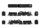 Broadway Limited 7812 - Class D 4-truck Shay (Paragon4 Sound/DC/DCC/Smoke) Chesapeake & Ohio (C&O) 8 - HO Scale