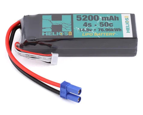 Lectron Pro 14.8V 5200mAh 50C Lipo Battery with Hard Case for 1/8th Scale (4S52200-50EC5)