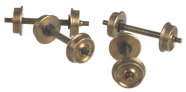 Northwest Short Shoulder Axle Nickel-Silver Wheelset  (53-371054)