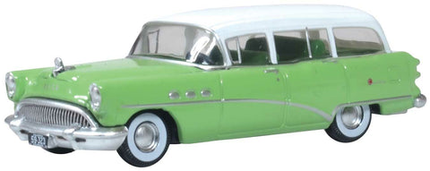 1954 Buick Century Estate Station Wagon - Assembled -- Willow Green, White   (553-87BCE54003)