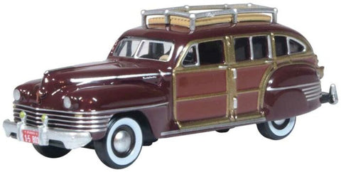1942 Chrysler Town and Country Station Wagon - Assembled -- Regal Maroon Woody  (553-87CB42001)
