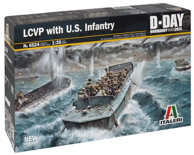 1/35 LCVP with U.S. Infantry