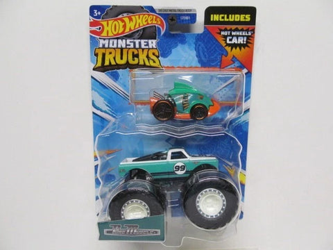 MONSTER TRUCKS - PURE MUSCLE w/ Hot Wheels Diecast CAR
