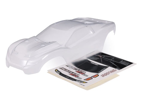 Traxxas Rustler® 4x4 Clipless Body Set w/Wing & Roof Skid (Clear)    (TRA6740)