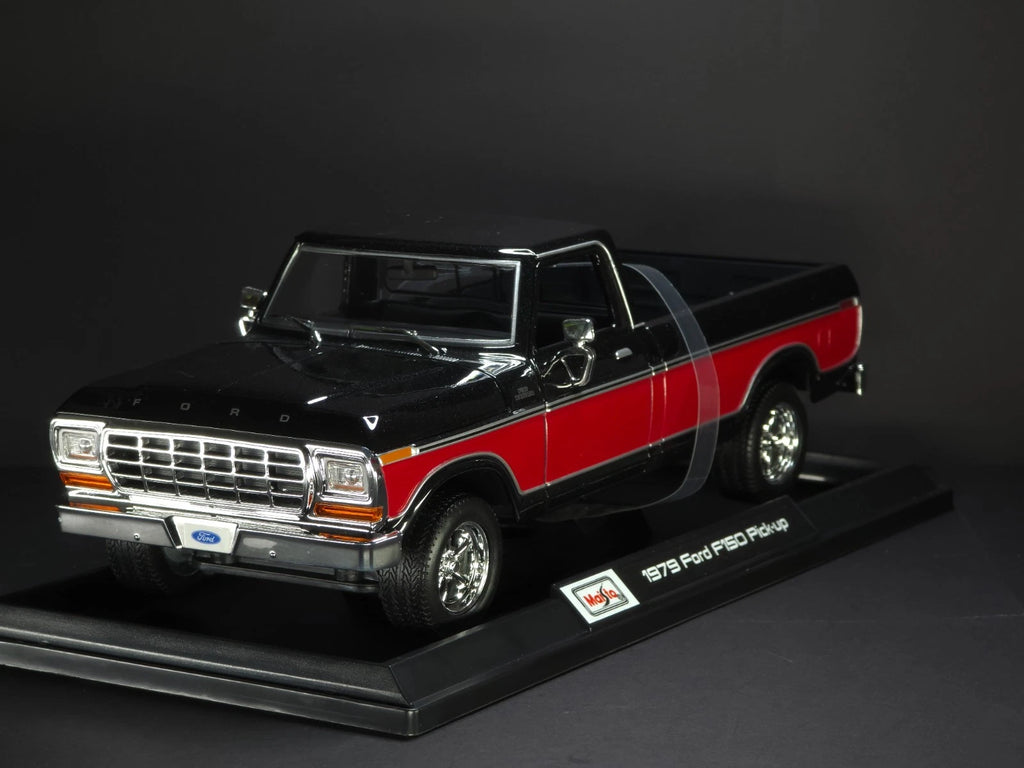 Maisto 1979 Ford F150 Pick-Up Truck 1:18  Exclusive Style Special Edition Black   (MAI31462)