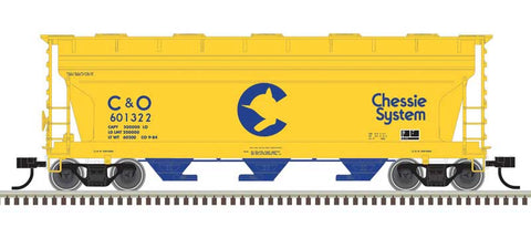 Atlas  Chessie System C&O 601343 (Yellow, Blue)    (ATL50006113)