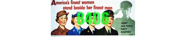 Tichy SERVICE WOMAN BILLBOARD - (TIC8406)