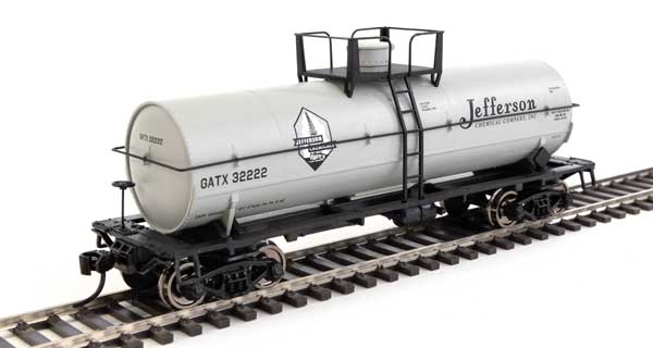 Walthers 36' Chemical Tank Car - Ready to Run -- Jefferson Chemical GATX #32222   (910-48010)