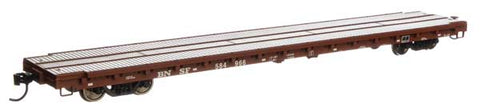 Walthers 60' Pullman-Standard Flatcar - Ready to Run -- BNSF #584966 (910-5392)