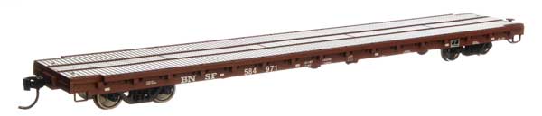 Walthers 60' Pullman-Standard Flatcar -- BNSF #584971  (910-5393)