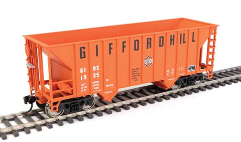 Walthers 34' 100-Ton 2-Bay Hopper - Ready to Run -- Gifford Hill GIHX #1535   (910-56600)