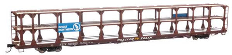 Walthers Great Northern Rack Trailer-Train Flatcar RTTX #501905 (brown) (910-8209)