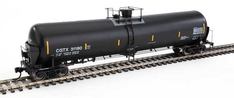 Walthers GATX Rail Canada CGTX #31180 (black, white; yellow conspicuity marks) (920-100736)