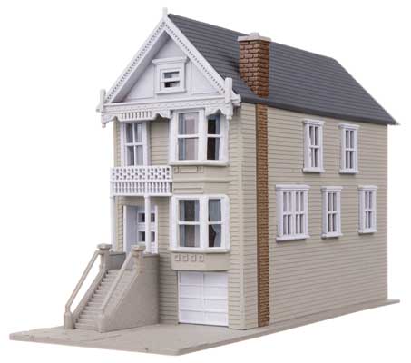 Kavanaugh House Victorian House -- Kit - 1-11/16 x 4-3/16 x 2-11/16" 4.29 x 10.64 x 6.83cm