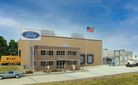 Walthers Ford(R) Stamping Plant -- Kit   (933-4140)