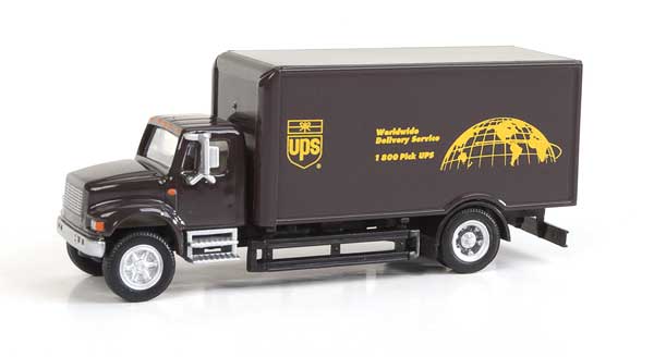 Walthers International(R) 4900 Single-Axle Box Van - Assembled --  UPS    (949-11293)