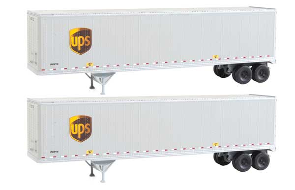 Walthers  45' Stoughton Trailer 2-Pack - Assembled  UPS   (949-2213)