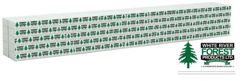 Wrapped Lumber Load for WalthersMainline 72' Centerbeam Flatcar -- White River (949-3168)