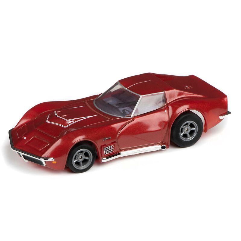 HO 1970 Chevy Corvette LT1 Mega G+ Slot Car, Red Metallic