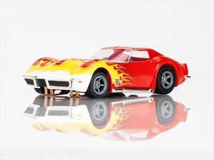 AFX Collector Series Corvette 1970 HO Slot Car (Red Wildfire) (SWB) (Mega G+)   (AFX22055)