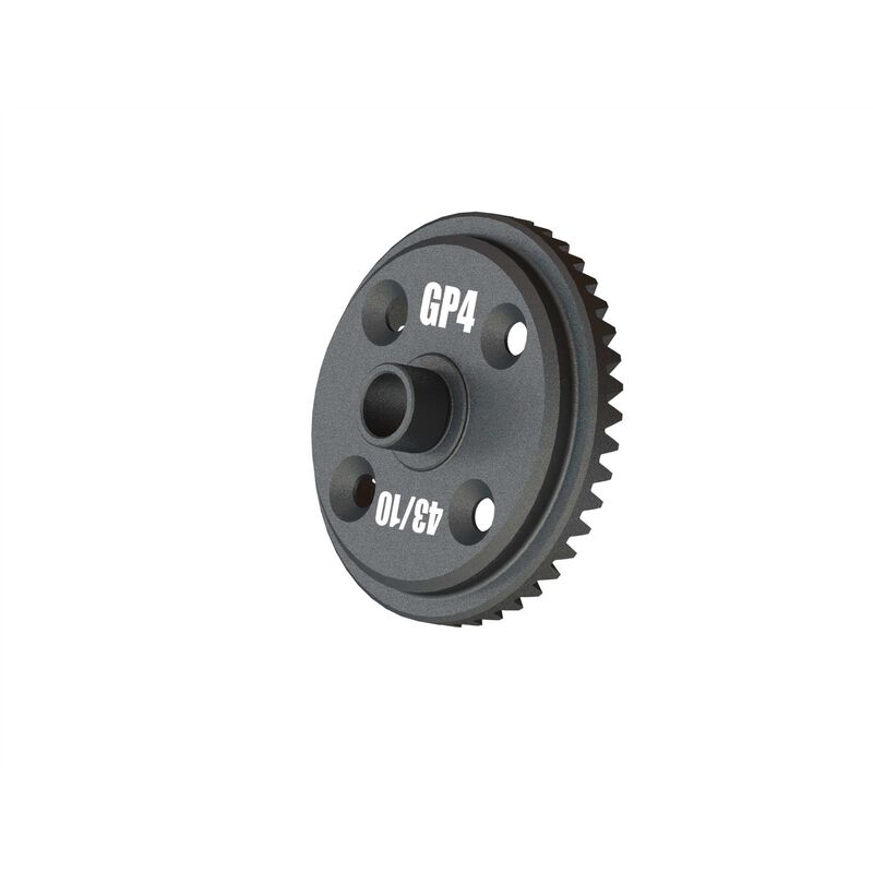 Arrma Main Diff Gear 43T Spiral 29mm Diff Case GP4 5mm   (ARA310980)