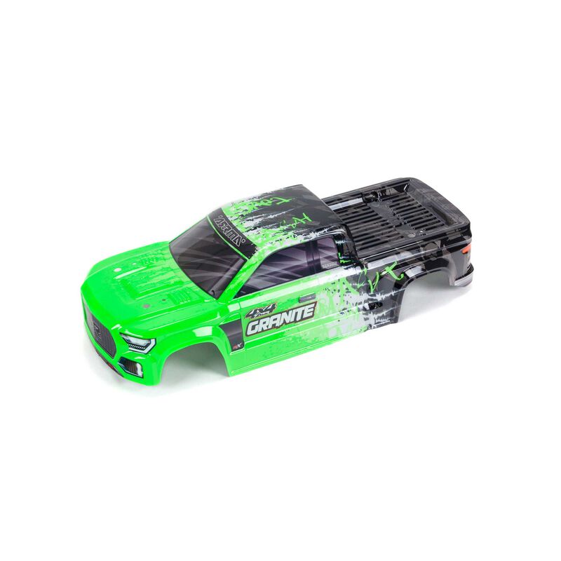 Arrma 1/10 Painted Body, Green: GRANITE 4X4 BLX   (ARA402305)